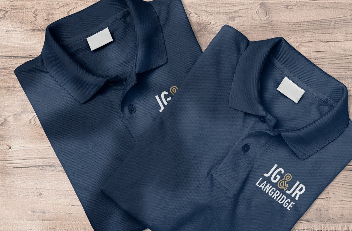 Branded polo shirt design for building firm