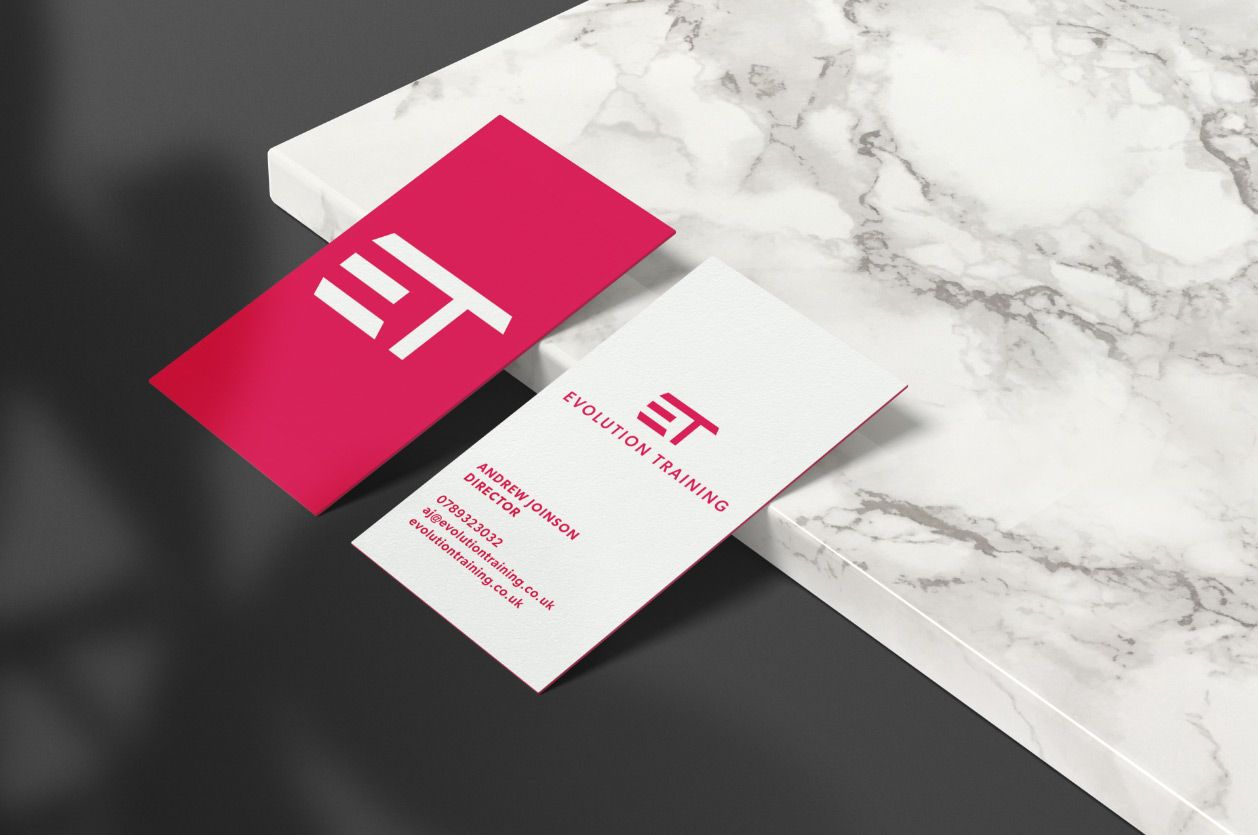 Business card designs for sports company